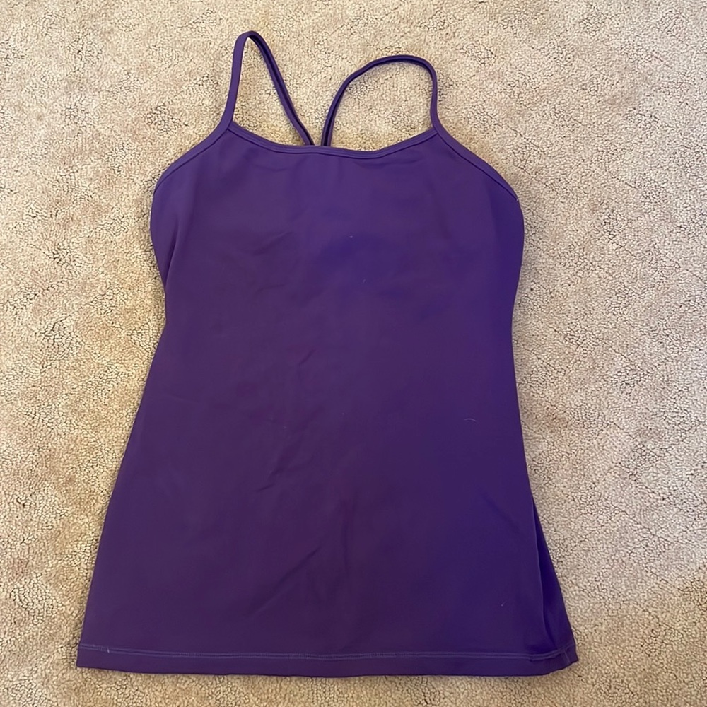 🍋 Lululemon Power Y tank, size 6